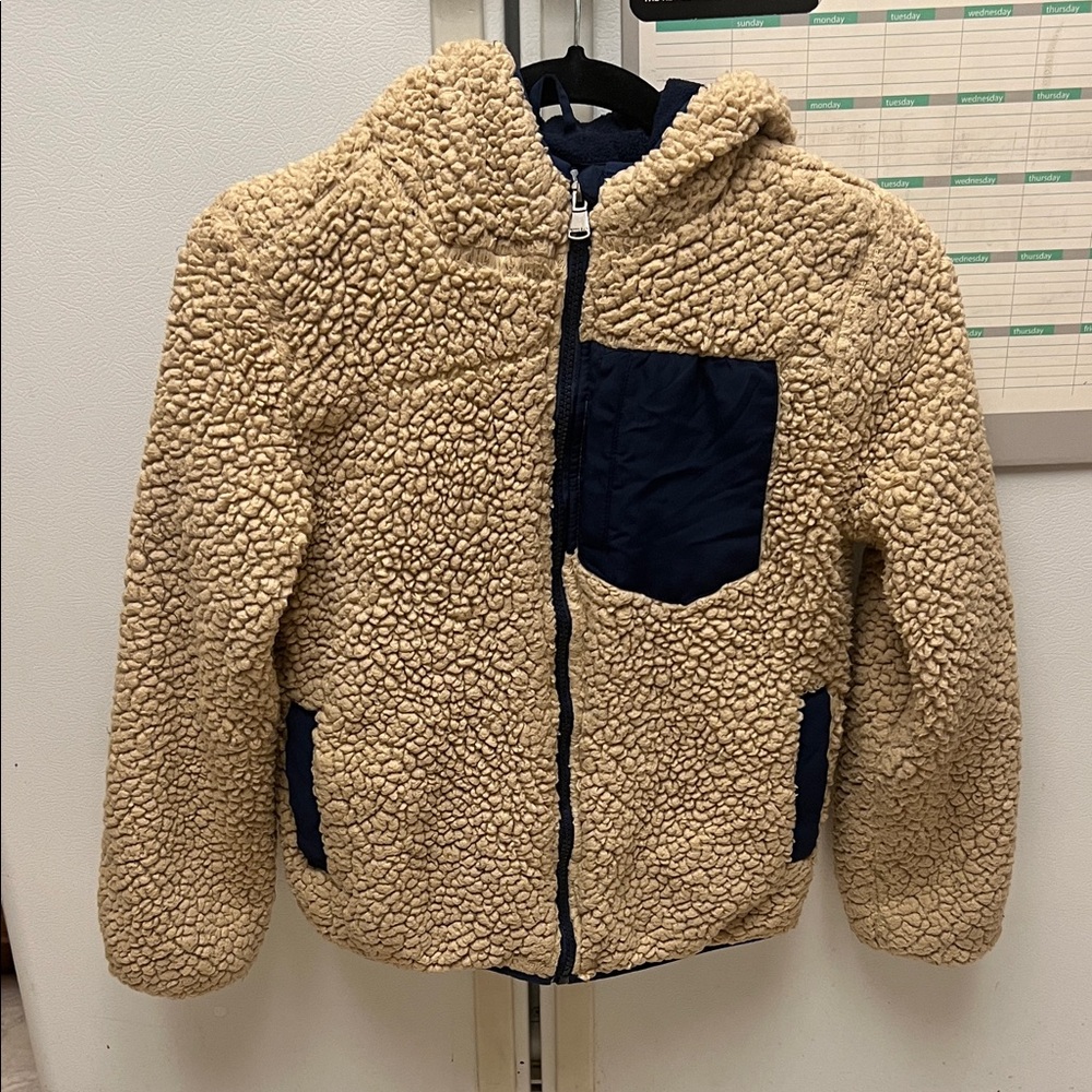 Perry Ellis Boys' Navy Fleece Jacket